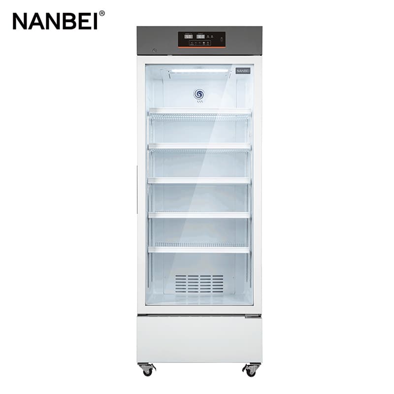 vertical medical refrigerator