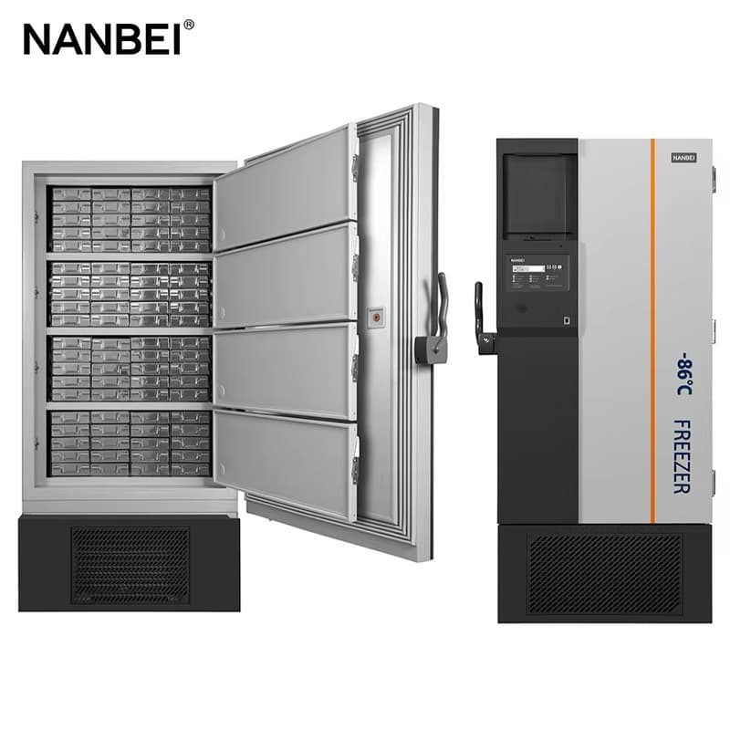 vertical medical freezer